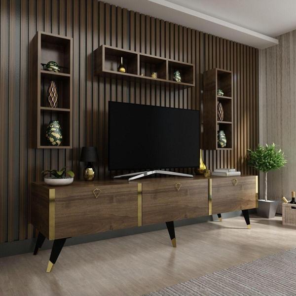 Myniture Home & Living Festival Tv Ünitesi G3007-2 Ceviz - Image 1
