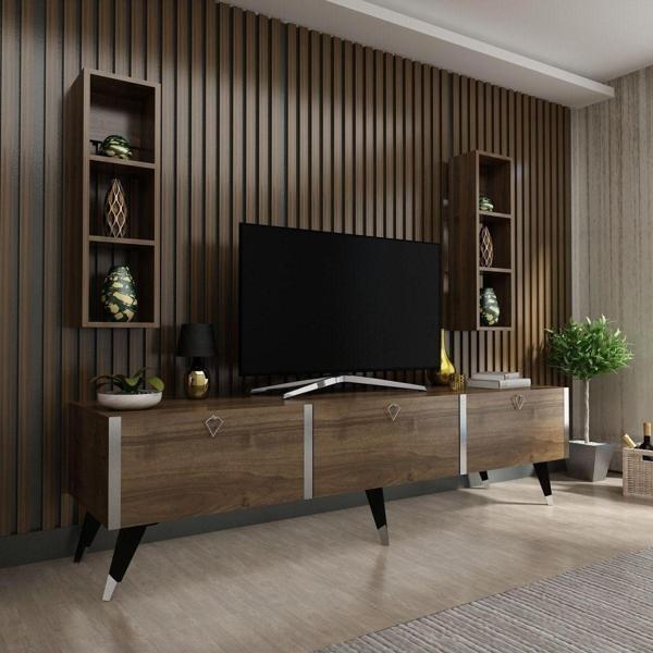 Myniture Home & Living Festival Tv Ünitesi S3004-2 Ceviz - Image 1