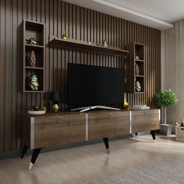 Myniture Home & Living Festival Tv Ünitesi S3008-2 Ceviz - Image 1