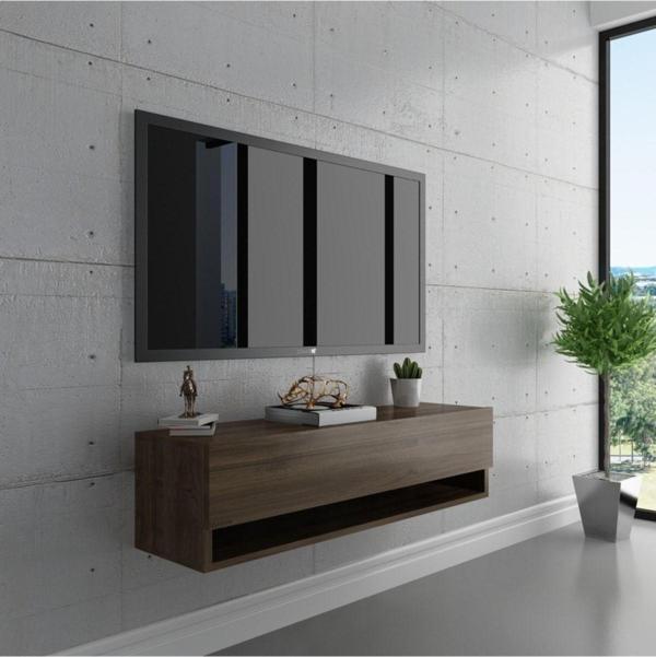 Myniture Home & Living Duvara Monte Tv Sehpası Ceviz S6101-2 - Image 1