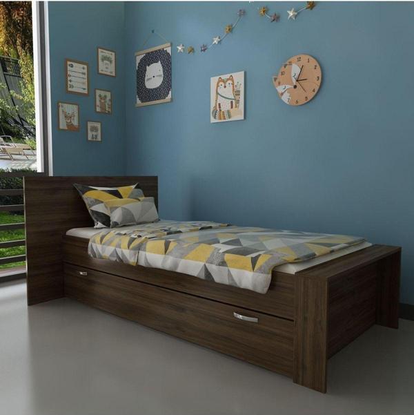 Myniture Home & Living Trend Yavrulu Karyola Q4015-2 Ceviz - Image 1