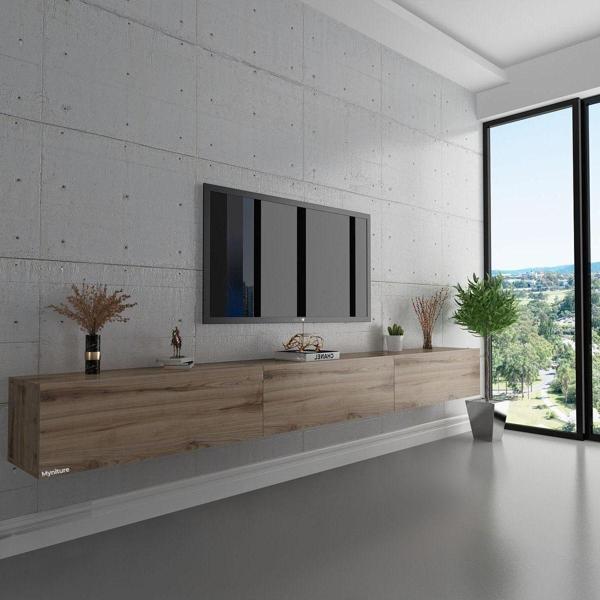Myniture Home & Living Duvara Monte Tv Sehpası Çırağan S6108-3 - Image 1
