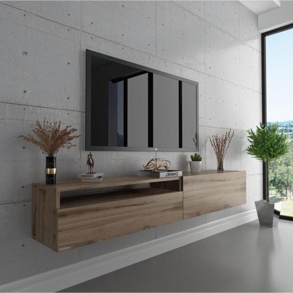 Myniture Home & Living Duvara Monte Tv Sehpası Çırağan S6110-3 - Image 1