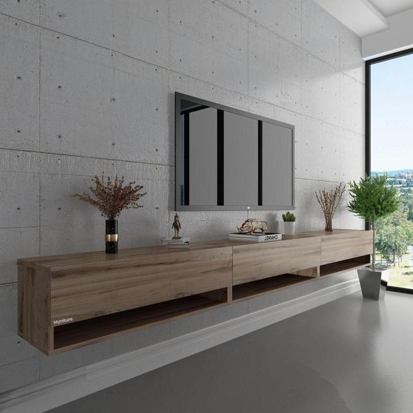 Myniture Home & Living Duvara Monte Tv Sehpası Çırağan S6103-3 - Image 1