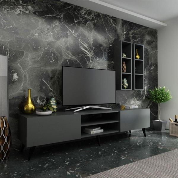 Myniture Home & Living Festival Tv Ünitesi Q3000-4 Antrasit - Image 1