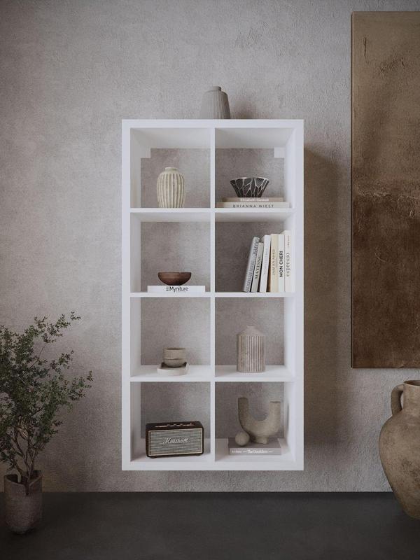 Myniture Home & Living Festival Açık Raf Ünitesi Duvara Monte R50104-1 Parlak Beyaz - Image 1