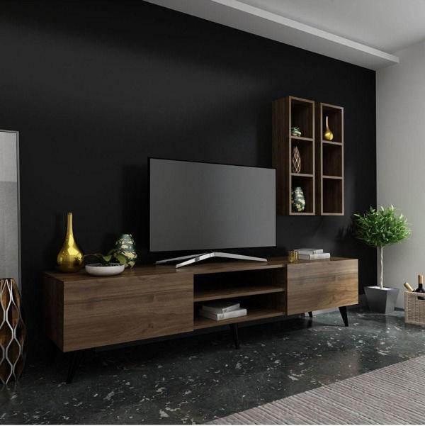 Myniture Home & Living Festival Tv Ünitesi Q3000-2 Ceviz - Image 1