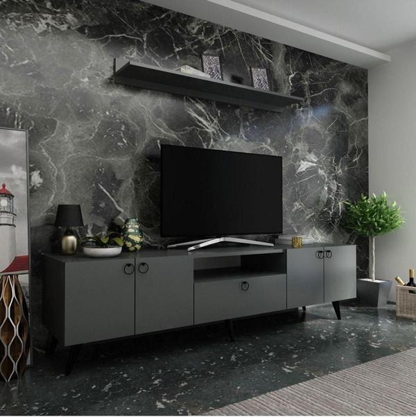 Myniture Home & Living Festival Tv Ünitesi Q3027-4 Antrasit - Image 1
