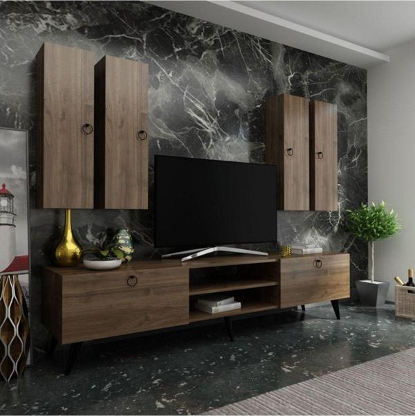 Myniture Home & Living Festival Tv Ünitesi Q3821-2 Ceviz - Image 1