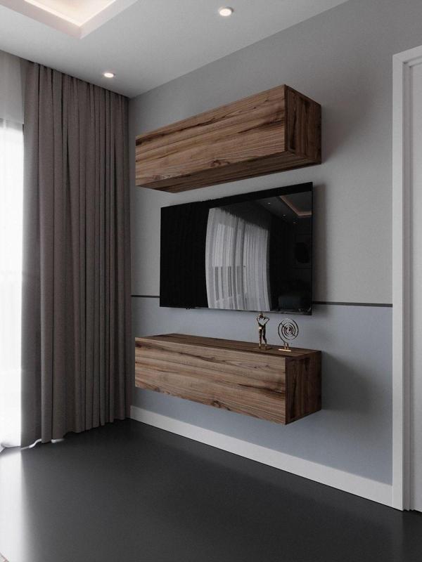 Myniture Home & Living Duvara Monte Tv Sehpası Çırağan S6113-3 - Image 1
