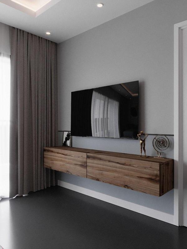 Myniture Home & Living Duvara Monte Tv Sehpası Çırağan Q6106-3 - Image 1