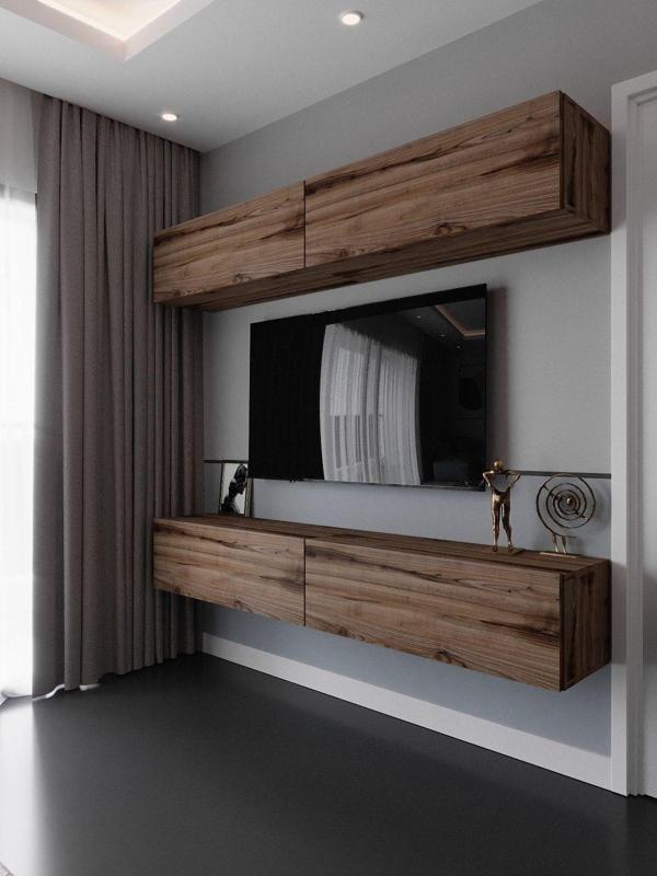 Myniture Home & Living Duvara Monte Tv Sehpası Çırağan S6112-3 - Image 1