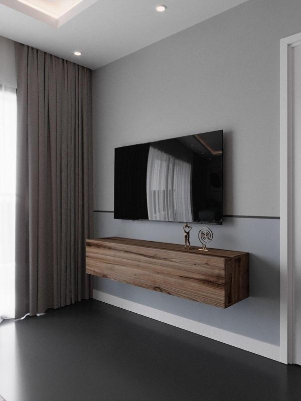 Myniture Home & Living Duvara Monte Tv Sehpası Çırağan S6205-3 - Image 1