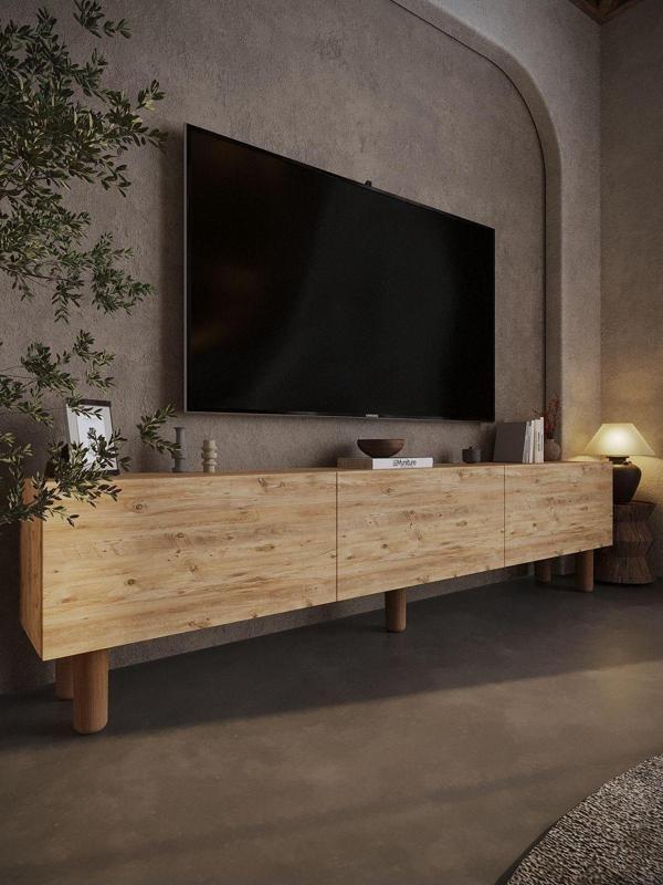 Myniture Home & Living Festival Tv Sehpası Bh3017-6 Çam Bohem Tv Ünitesi - Image 1