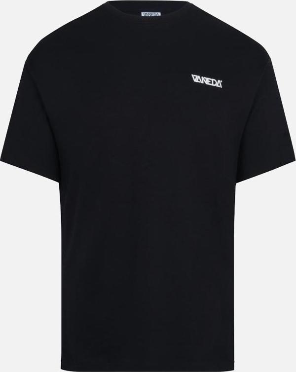 OVERSIZED FIT VANEDA LOGO BASIC TSHIRT LACIVERT  - Image 1