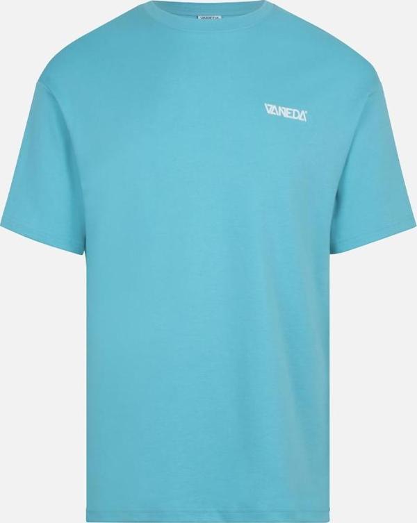OVERSIZED FIT VANEDA LOGO BASIC TSHIRT YESIL  - Image 1