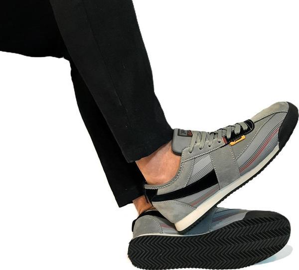 Jump 29072 Gri Kaymaz İnce Taban Erkek Spor Ayakkabı - Image 1
