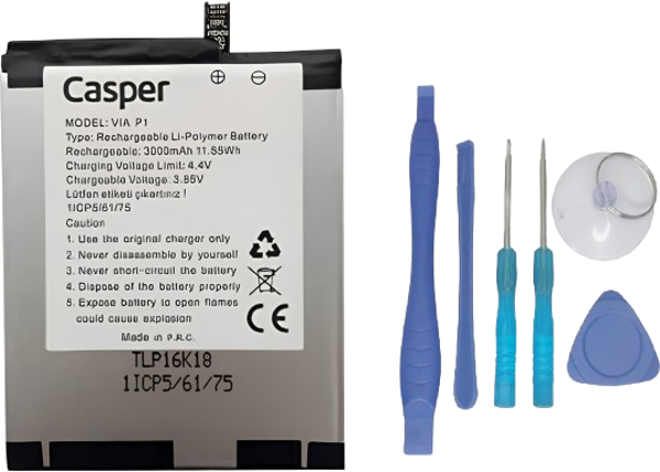 Casper Via P1 Batarya Pil Sıfır Orijinal + TAMİR SETİ - Image 1
