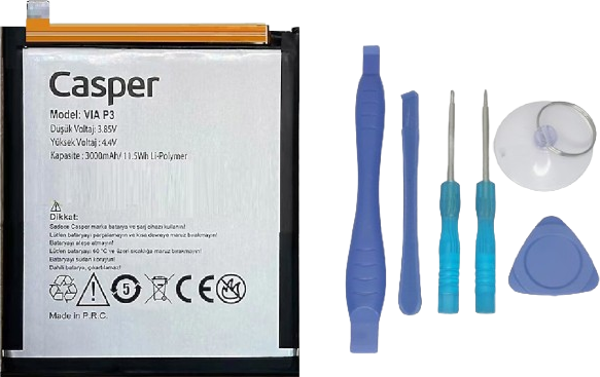 Casper Via P3 Batarya Pil Sıfır Orijinal + TAMİR SETİ - Image 1