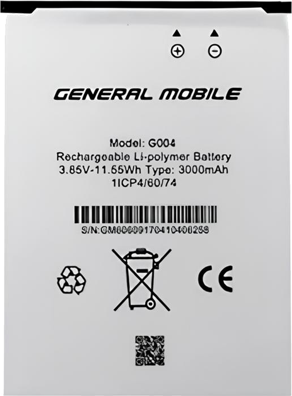 Genaral Mobile GM 6 Batarya Pil Sıfır Orijinal - Image 1