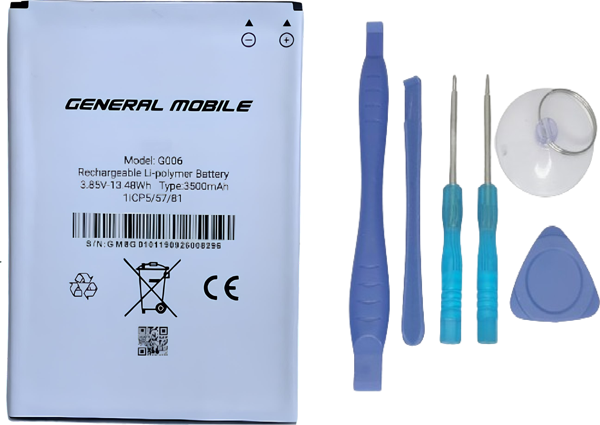 Genaral Mobile GM 8 GO Batarya Pil Sıfır Orijinal + TAMİR SETİ - Image 1