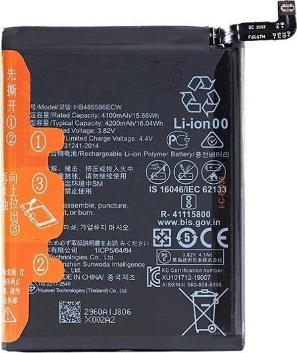 Huawei Uyumlu P40 Lite Batarya Pil Sıfır Orijinal - Image 1
