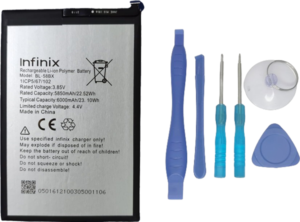 Infinix HOT 10T Batarya Pil Sıfır Orijinal + TAMİR SETİ - Image 1