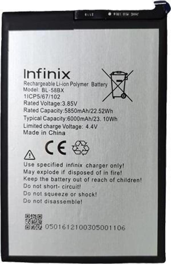Infinix HOT 12 PLAY Batarya Pil Sıfır Orijinal - Image 1