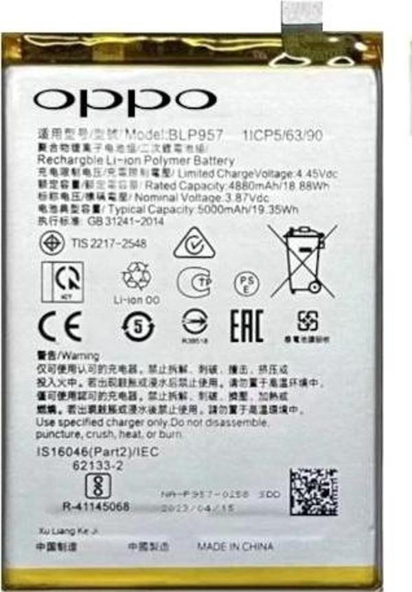 Oppo Realme 10 - Blp957 - Batarya Pil Sıfır Orijinal - Image 1