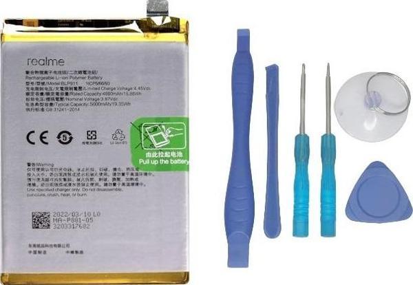 Oppo Realme V25 - Blp911 - Batarya Pil Sıfır Orijinal + TAMİR SETİ - Image 1