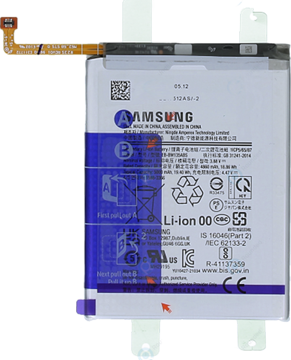 Samsung Galaxy M13 - SM-M135 Batarya Pil Sıfır Orijinal - Image 1