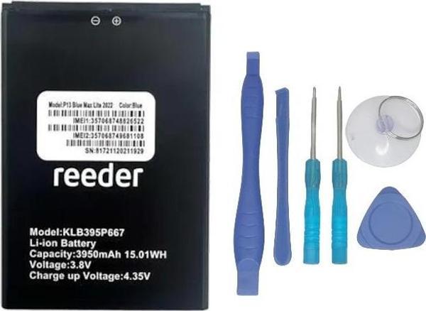 Reeder P13 Blue Max 128gb Batarya Pil Sıfır Orijinal + TAMİR SETİ - Image 1
