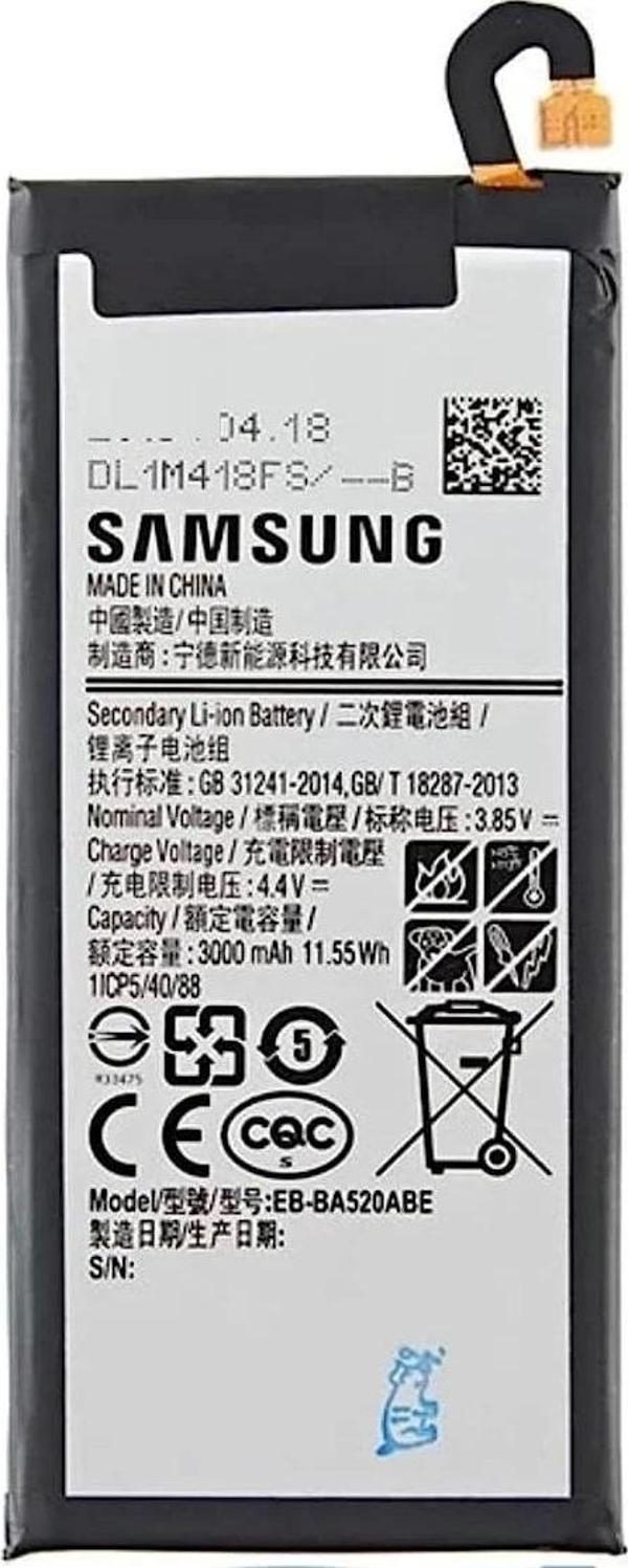 Samsung Galaxy A5 - 2017 - SM-A520 Batarya Pil Sıfır Orijinal - Image 1