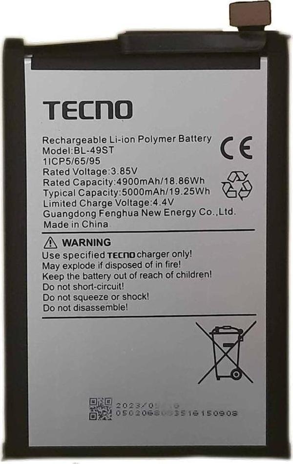 Tecno Spark 10 PRO Batarya Pil Sıfır Orijinal - Image 1