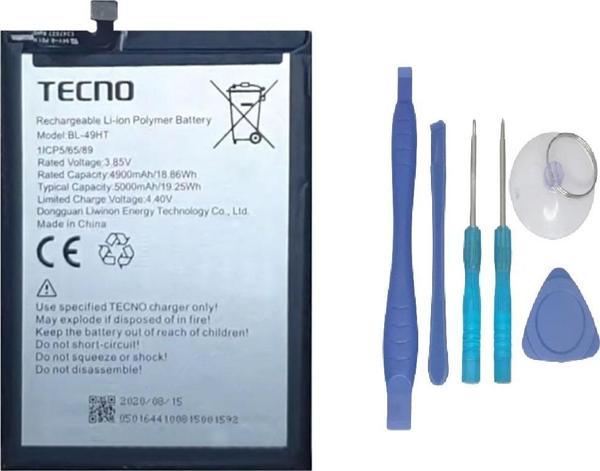 Tecno Spark 6 Batarya Pil Sıfır Orijinal + TAMİR SETİ - Image 1