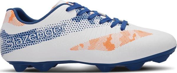 Slazenger CYPRUS Erkek Futbol Ayakkabı Beyaz / Saks Mavi - Image 1