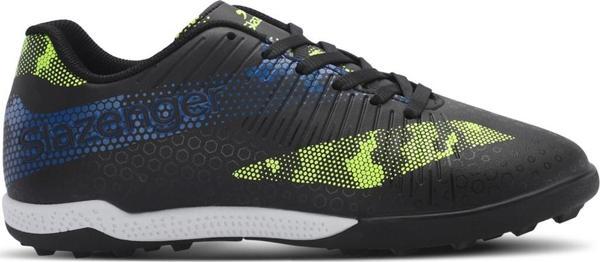 Slazenger CYPRUS Erkek Çocuk Futbol Ayakkabı Siyah / Yeşil - Image 1