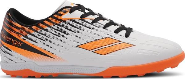 Slazenger CAMBLY Erkek Çocuk Futbol Ayakkabı Beyaz / Turuncu - Image 1