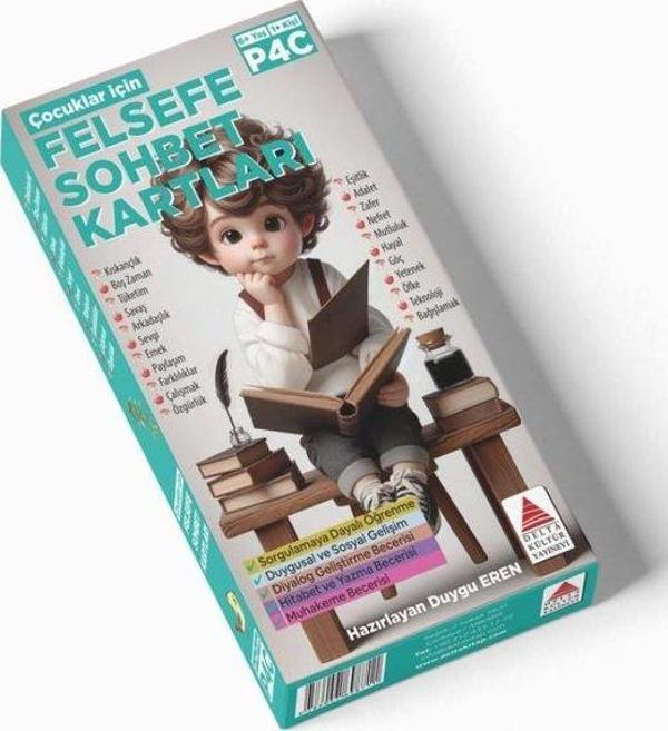 Çocuklar İçin Felsefe (P4C) Sohbet Kartları 6 + Yaş - Delta Kültür Yayınevi - Image 1