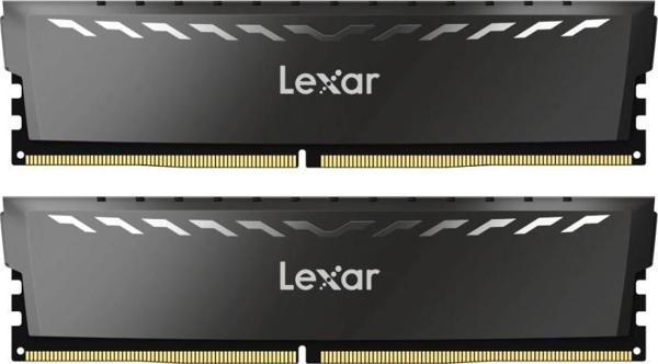 Lexar THOR 32GB (2x16GB) LD4BU016G-R3200GDXG 3200Mhz DDR4 U-DIMM CL16 XMP Ram Bellek - Image 1
