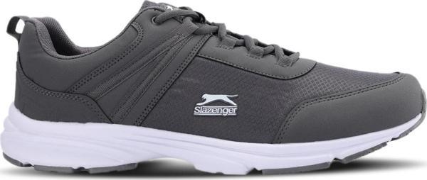 Slazenger PLANE I Büyük Beden Erkek Sneaker Ayakkabı Koyu Gri - Image 1