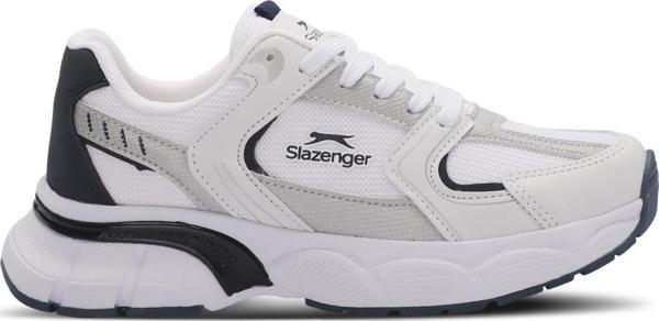 Slazenger ZEX Erkek Sneaker Ayakkabı Beyaz / Lacivert - Image 1