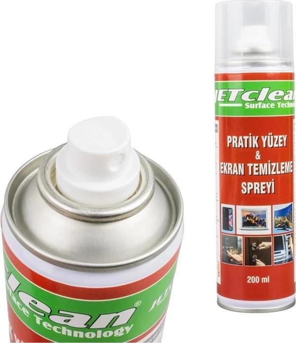 Jetclean 200ml Pratik Yüzey Ve Ekran Temizleme Spreyi - Image 1