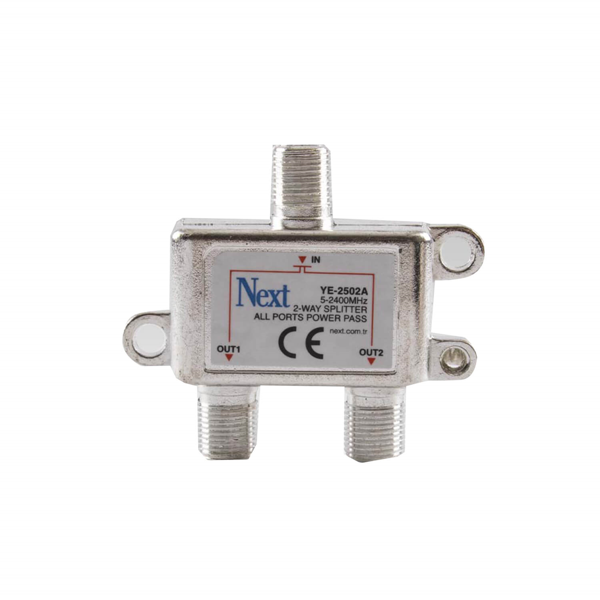 Next YE-2502A Splitter 2 Çıkışlı Uydu Bölücü - Image 1