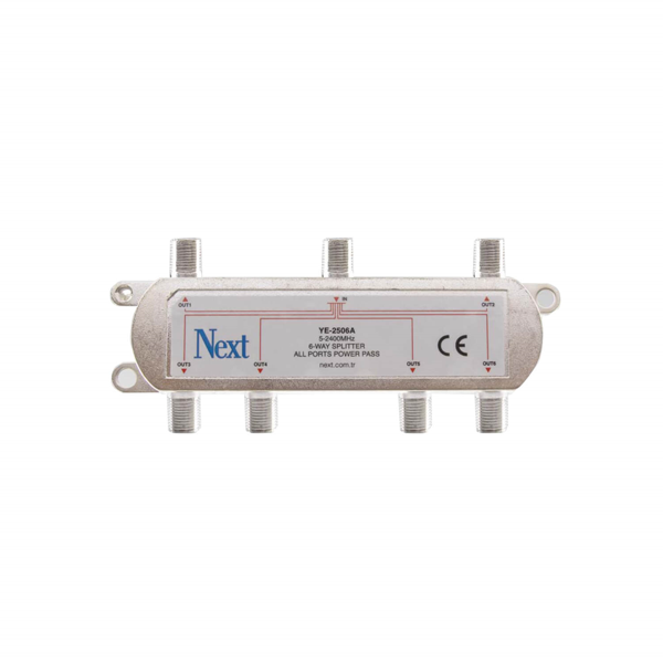 Next YE-2506A Splitter 6 Çıkışlı Uydu Bölücü - Image 1