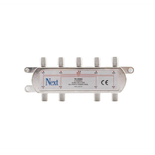 Next YE-2508A Splitter 8 Çıkışlı Uydu Bölücü - Image 1