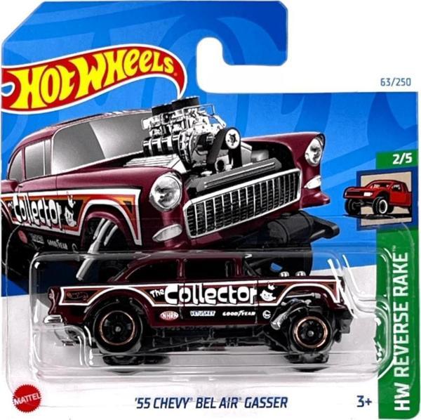 Hot Wheels Tekli Arabalar  55 Chevy Bel Air Gasser HTD02 - Image 1
