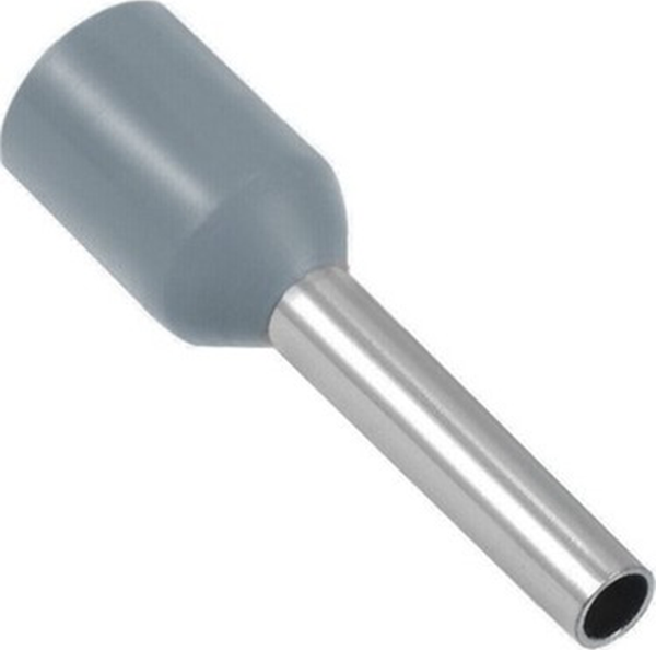 Stronger 500 Adet Yüksük 4 mm Gri İzoleli Kablo Pabuç - Image 1