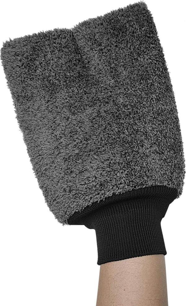 Smart Tech Premium Mikrofiber Yıkama Eldiveni Gri - Image 1