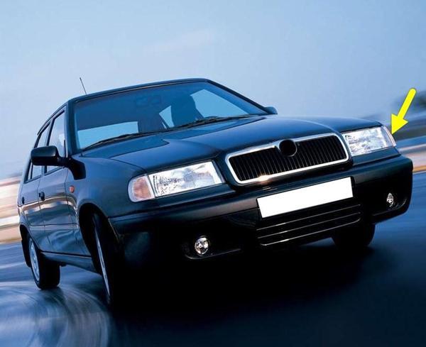 Skoda Felicia 1995-2001 Sol Ön Sinyal Lambası Beyaz Duysuz 6U0953041A - Image 1